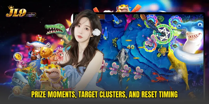 Prize moments, target clusters, and reset timing