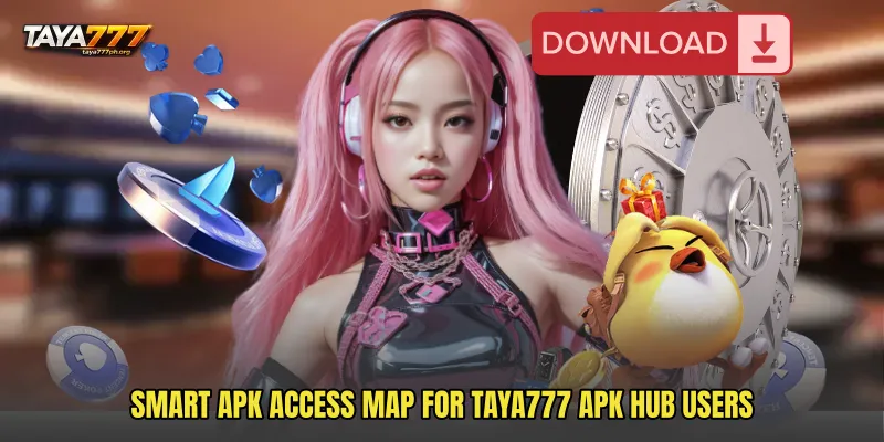 Smart APK access map for TAYA777 APK Hub users